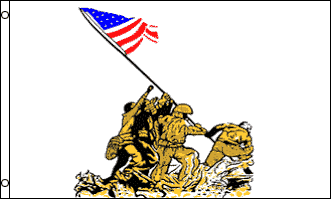 Flag-Iwo Jima 3'x5'